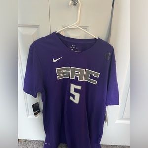 Sacramento Kings De’Aaron Fox T-Shirt Jersey NWT